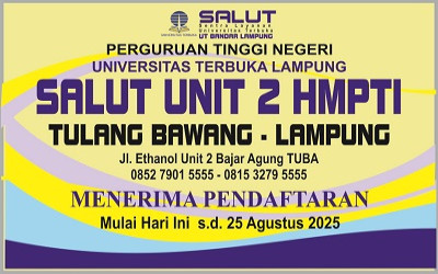 SALUT UNIT 2 HMPTI Tulang Bawang Buka Pendaftaran Mahasiswa Baru